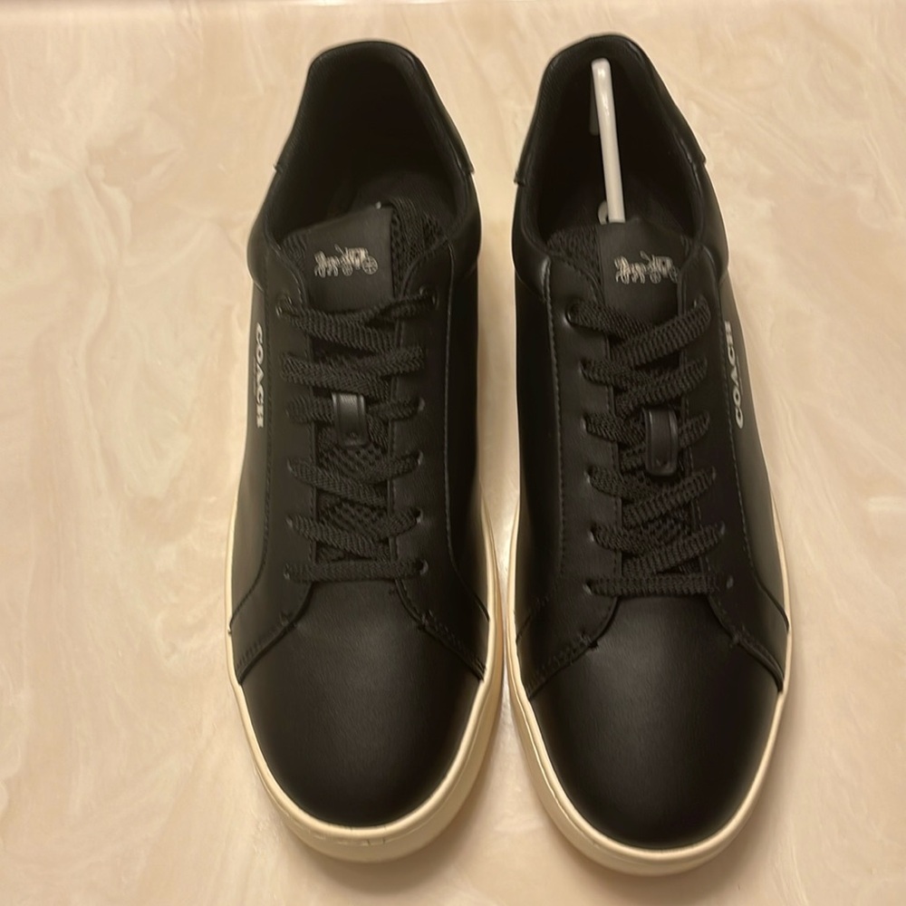Coach Clip Low Top Sneaker Men Size 11 D Black New